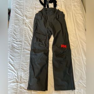 Helly Hansen Womens Ski Bibs XL - Dark Grey